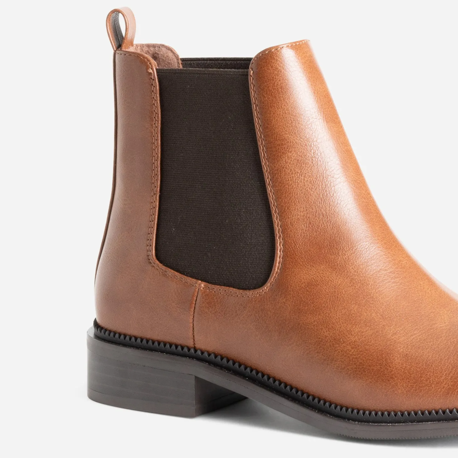 Chelsea boots marron clair