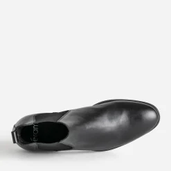 Chelsea boots noir en cuir
