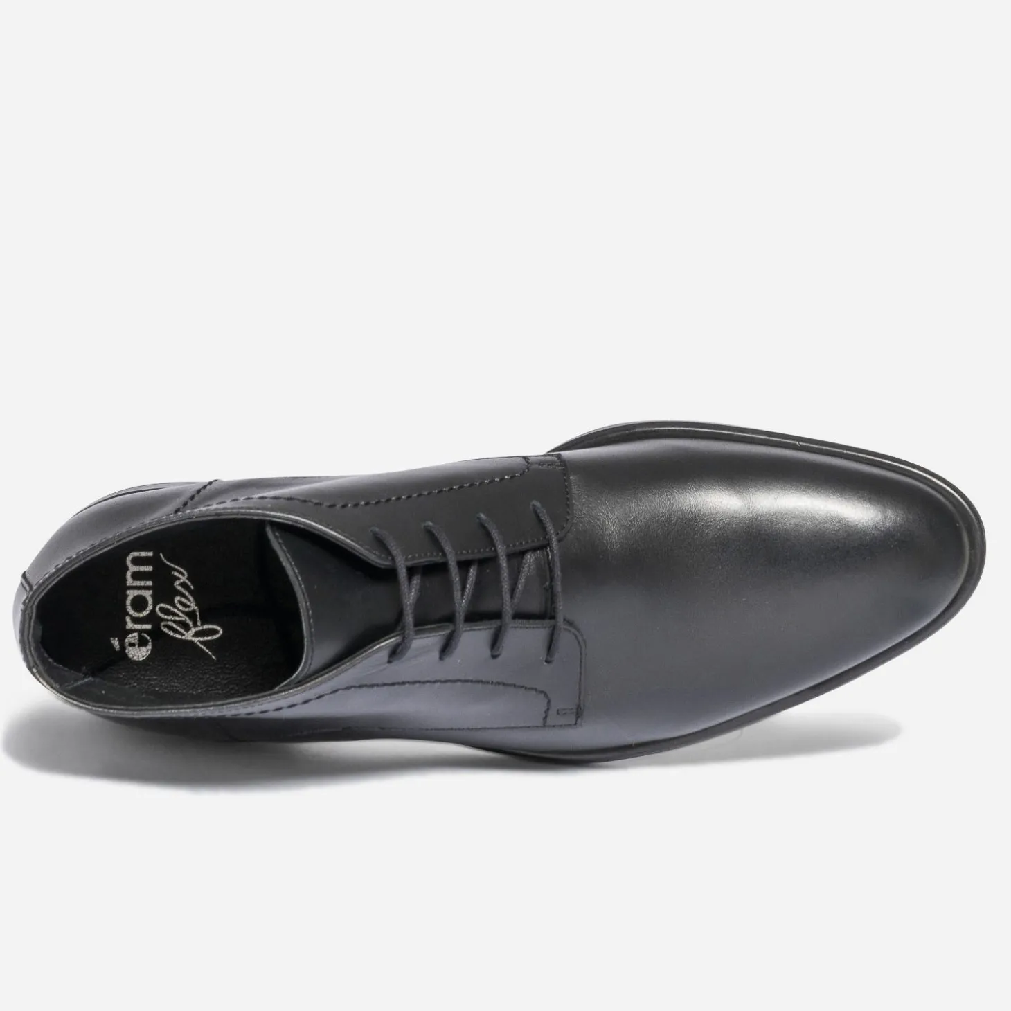 Chukka boots ERAM FLEX noir en cuir