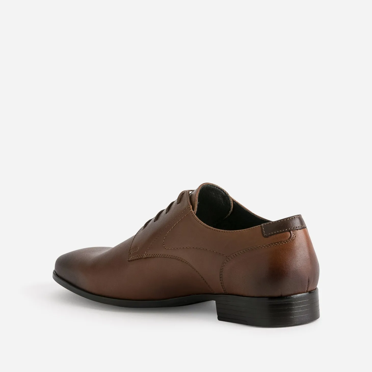 Derby cognac cuir