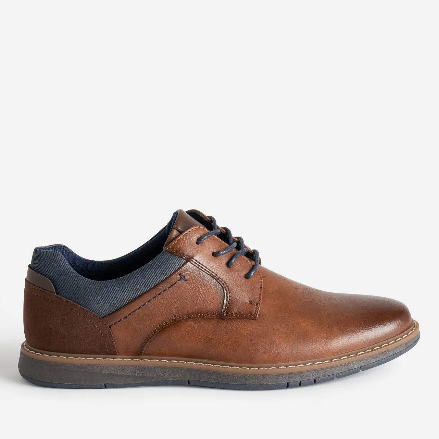 Derby confort cognac