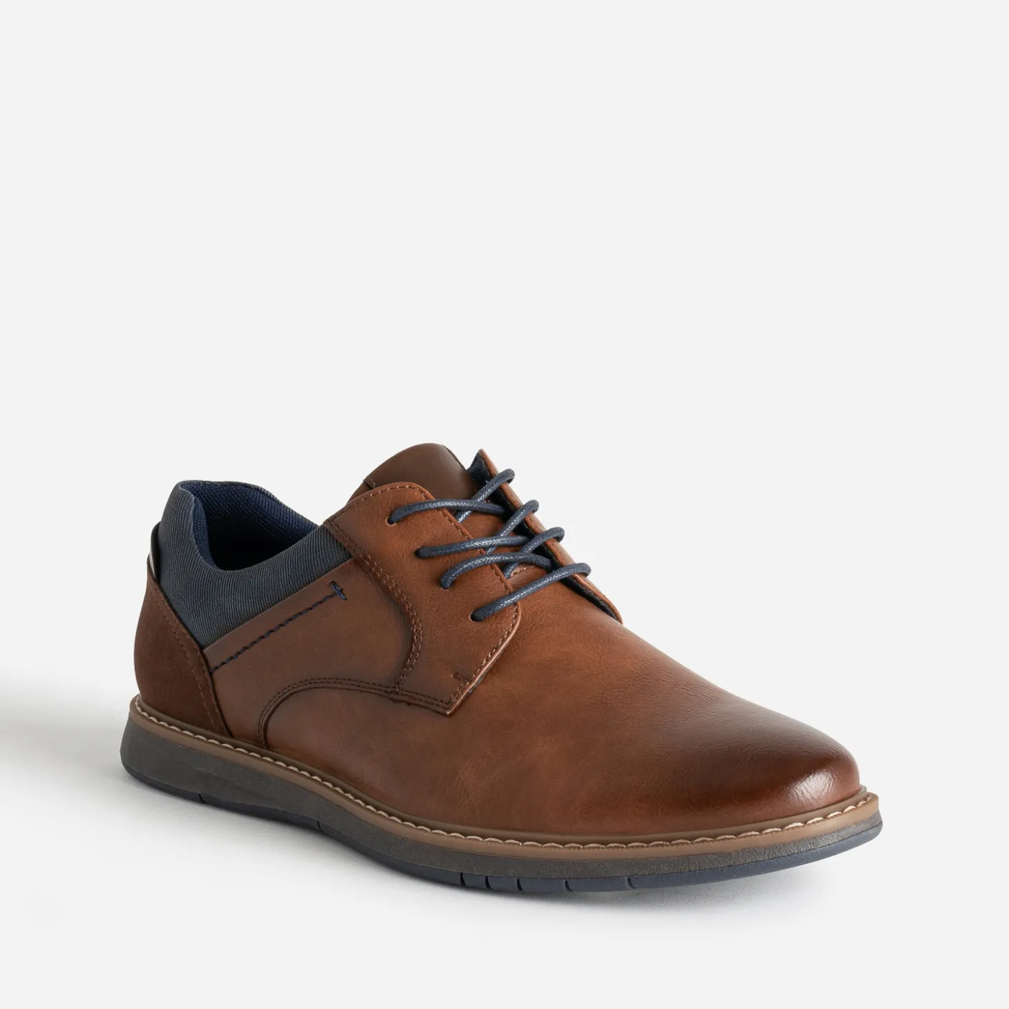 Derby confort cognac
