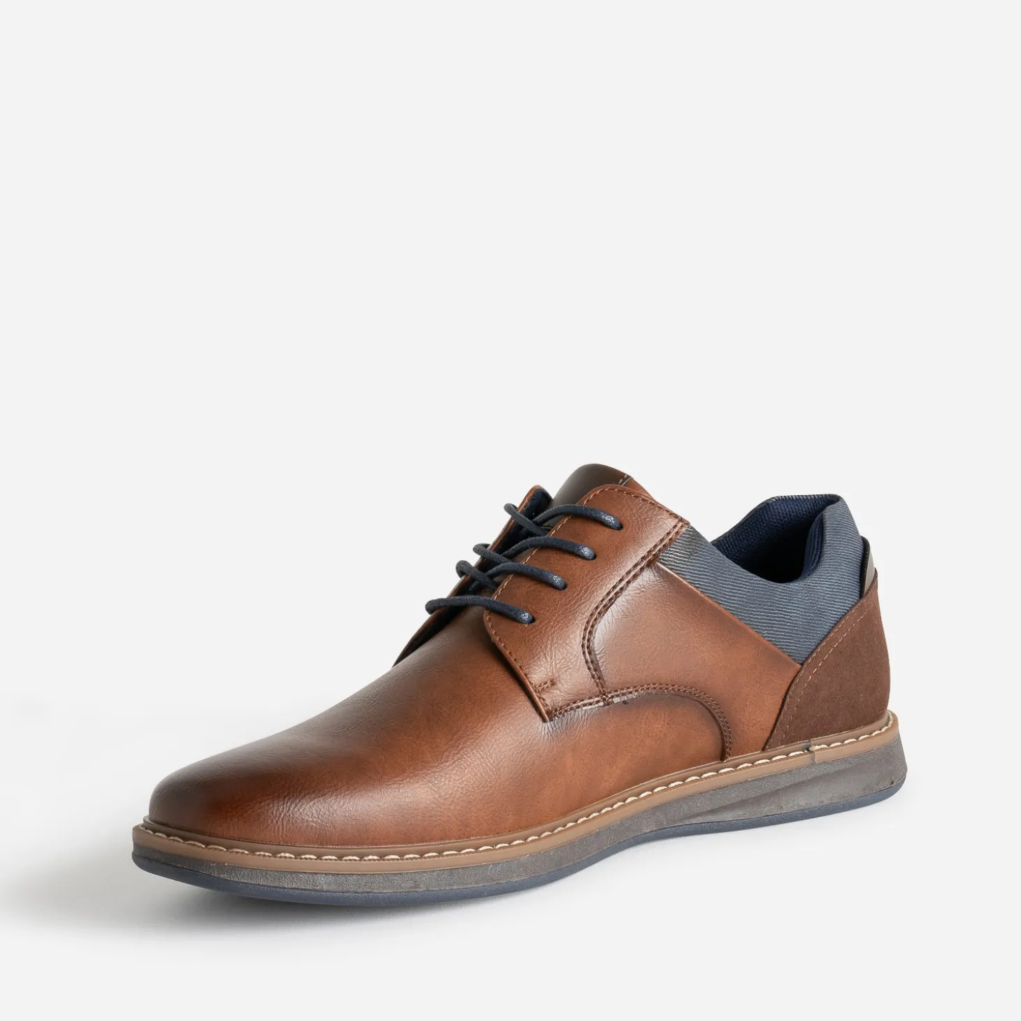 Derby confort cognac