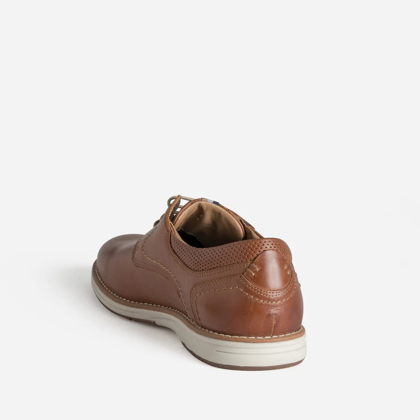 Derby confort cognac cuir