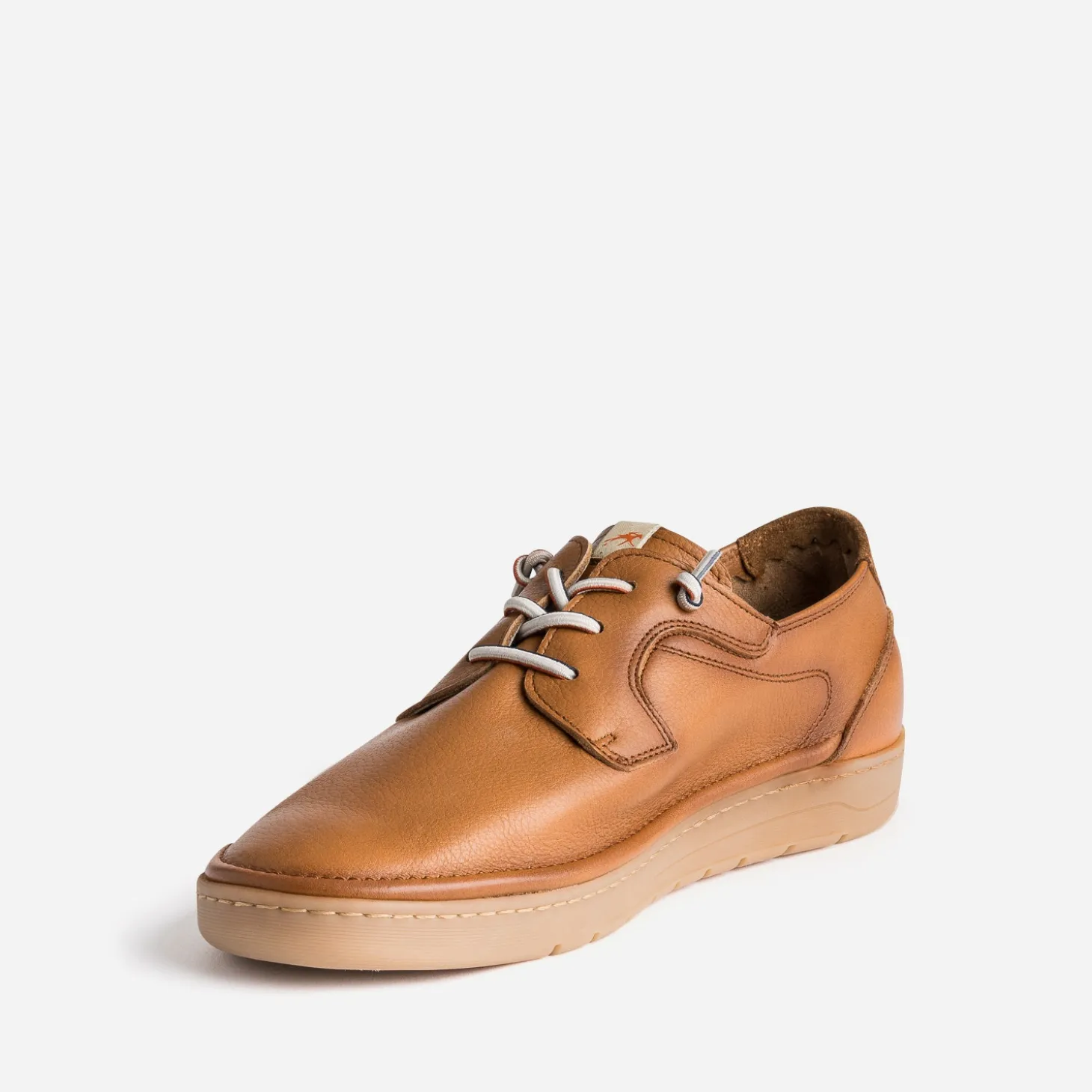 Derby confort FLUCHOS cognac en cuir