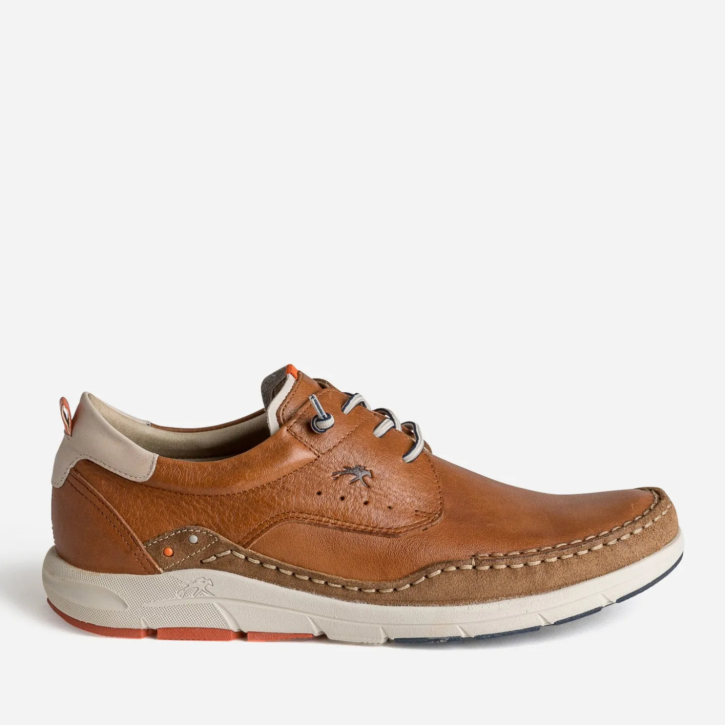 Derby confort FLUCHOS cognac en cuir