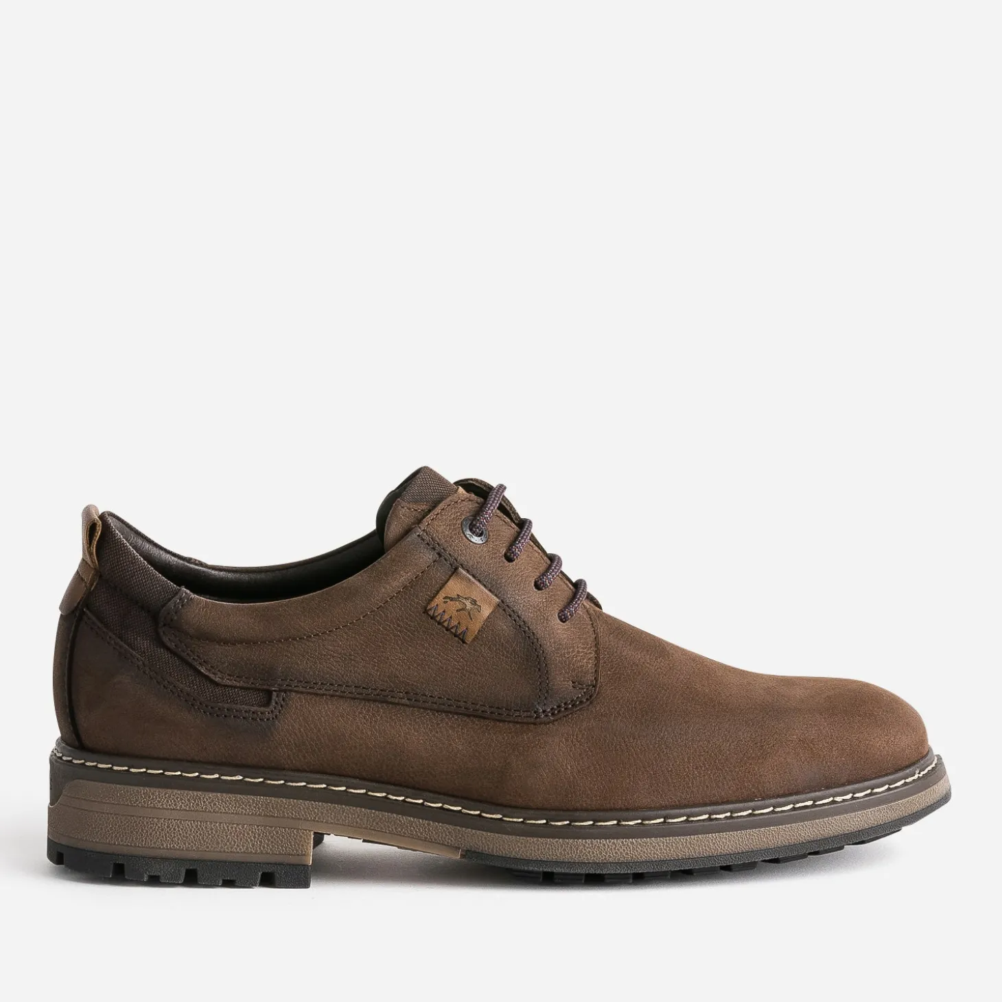 Derby confort FLUCHOS marron en cuir nubuck