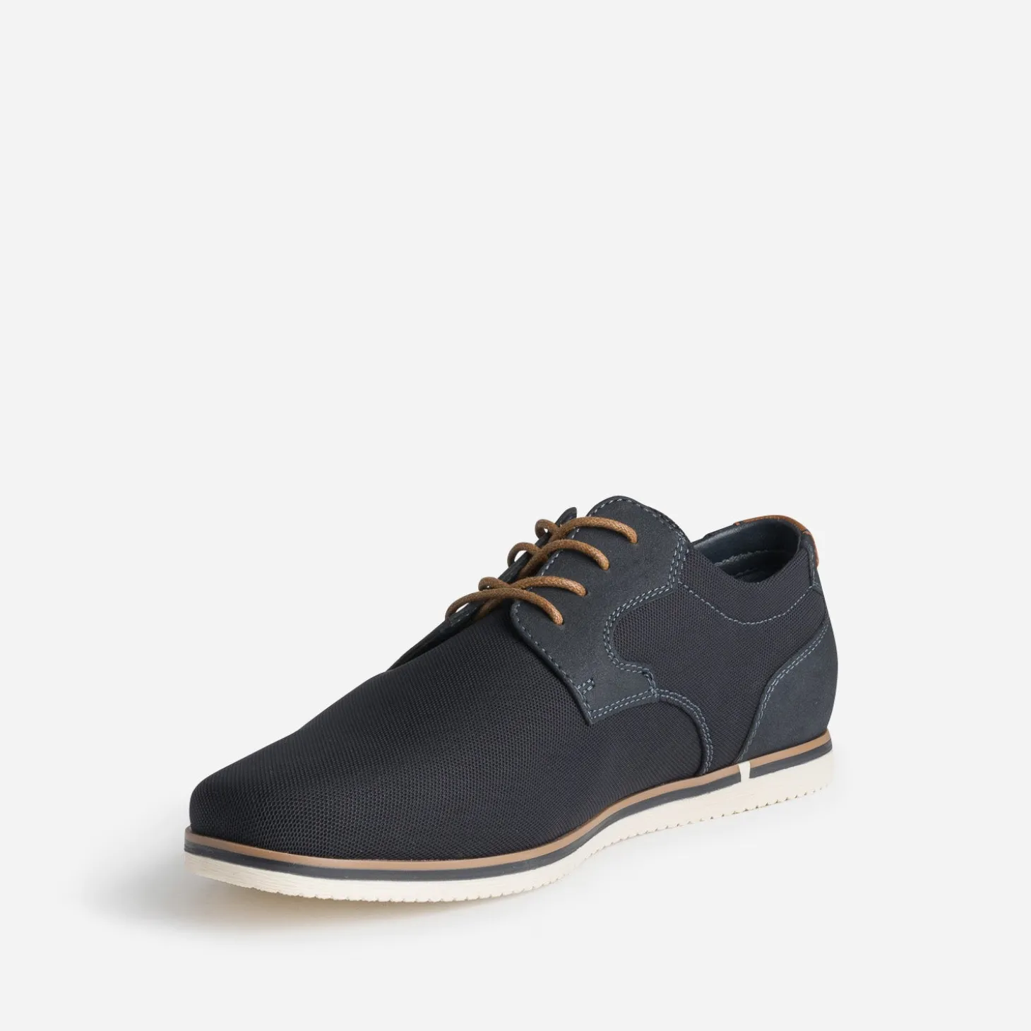 Derby confort marine en toile