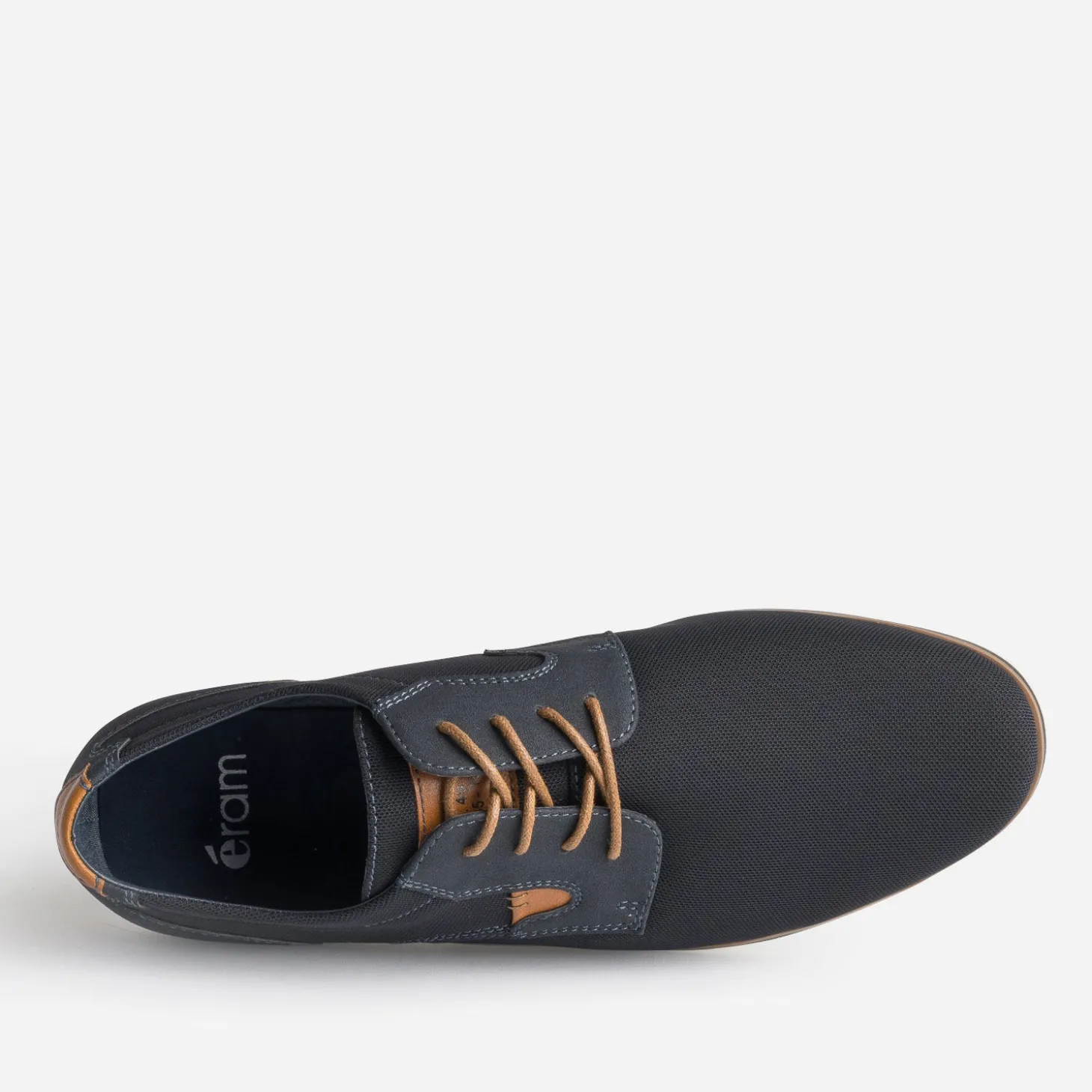 Derby confort marine en toile