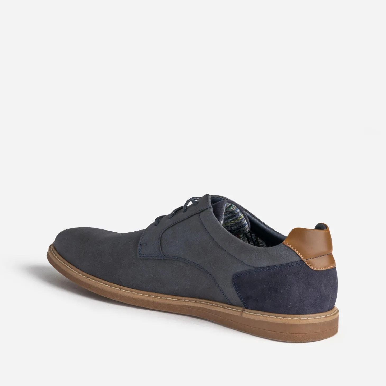 Derby confort marine et camel