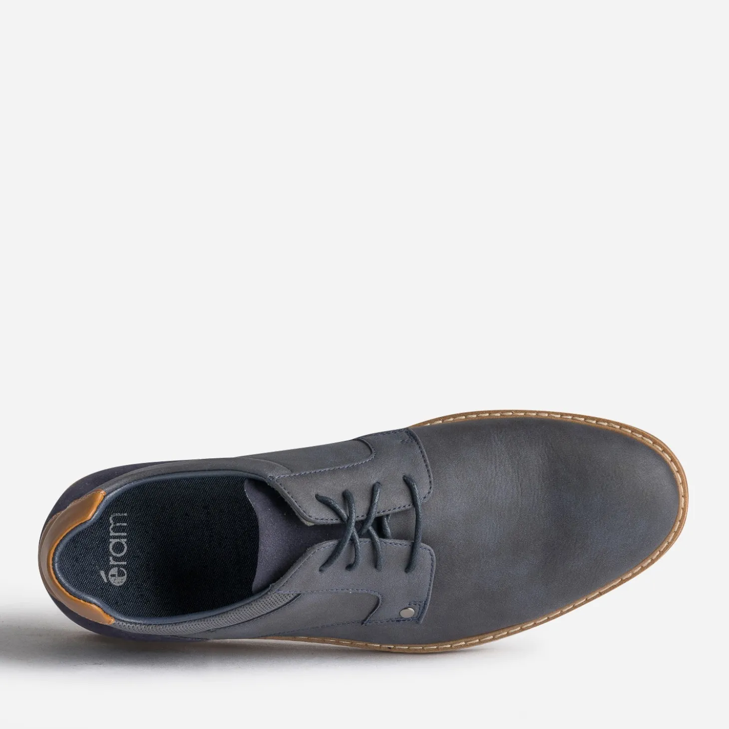 Derby confort marine et camel