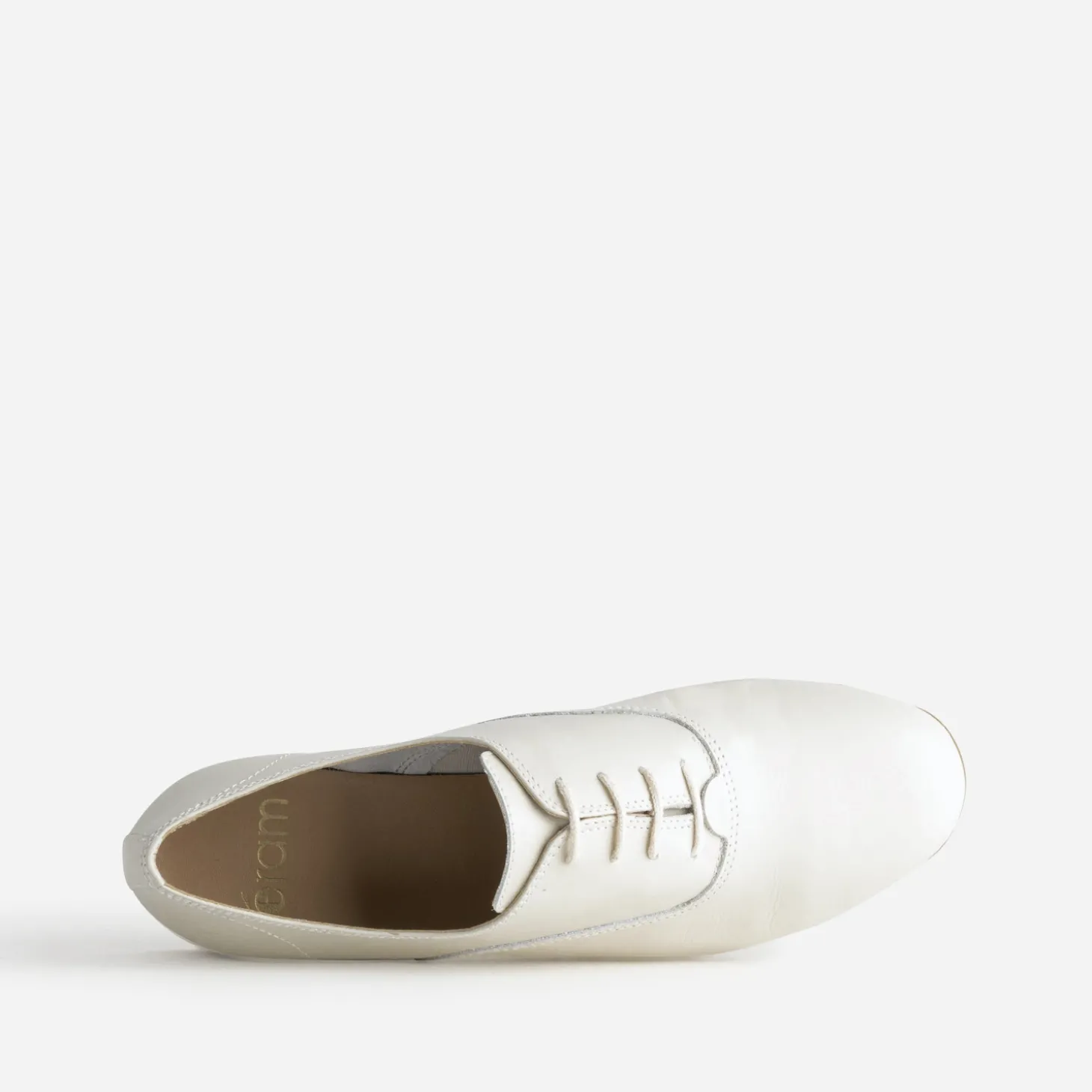 Derby écru cuir