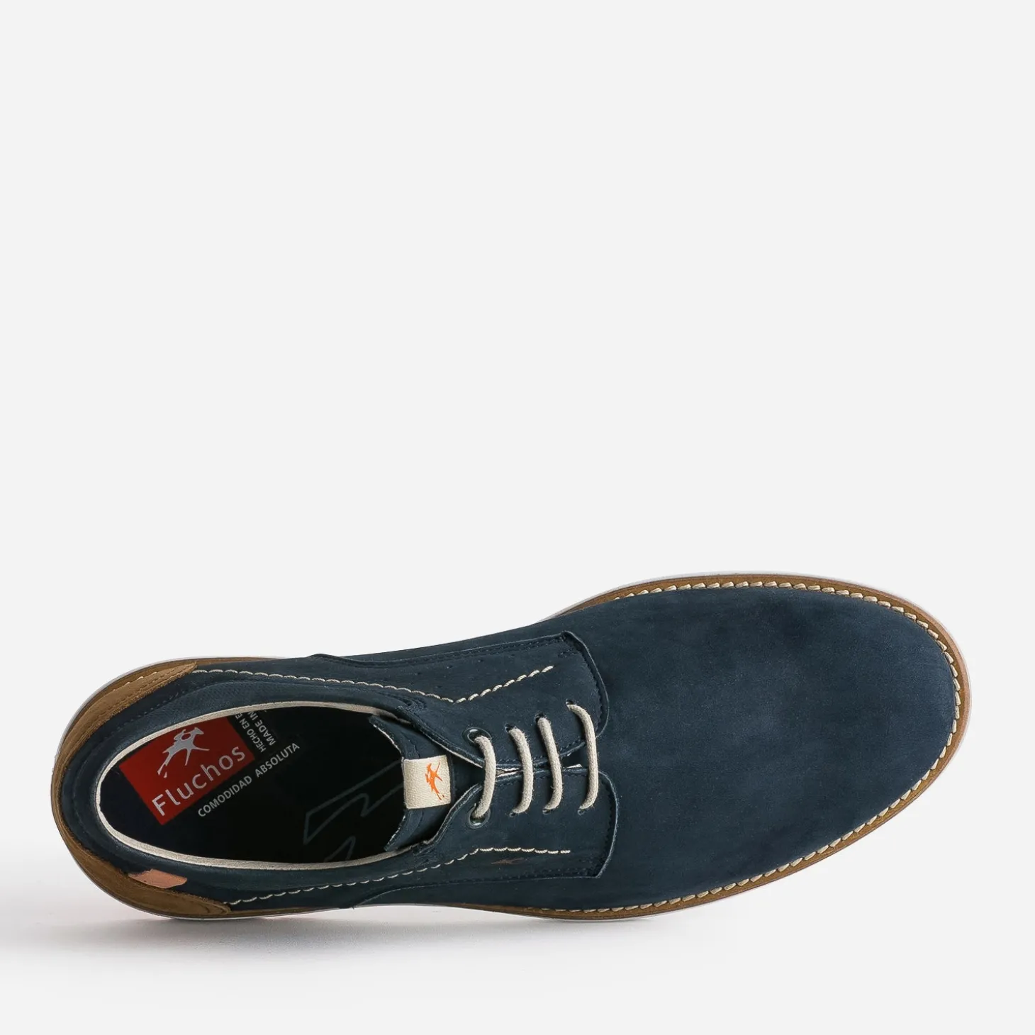 Derby FLUCHOS marine cuir nubuck