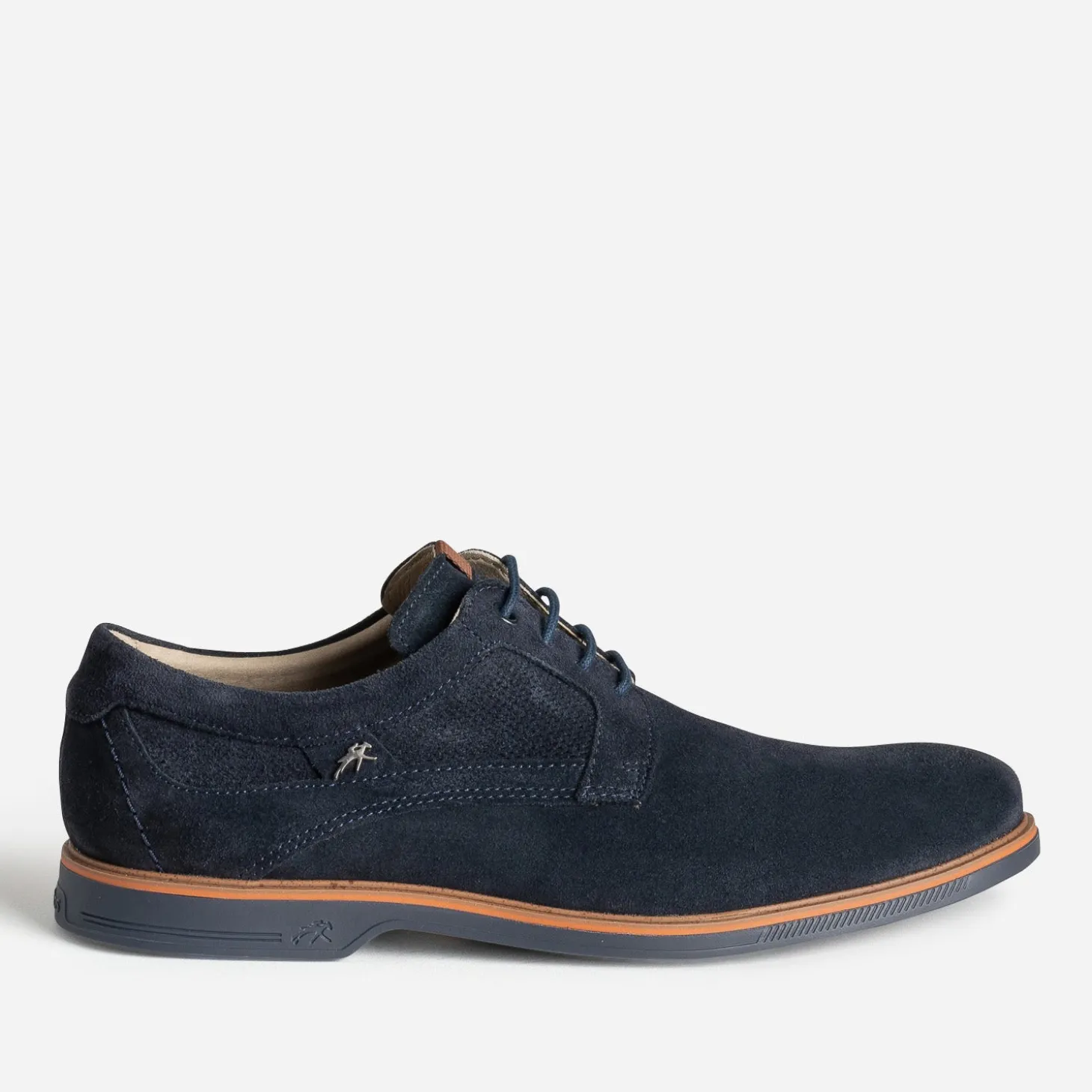 Derby FLUCHOS marine cuir velours