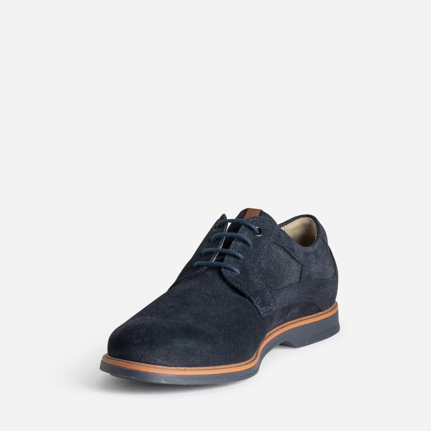Derby FLUCHOS marine cuir velours