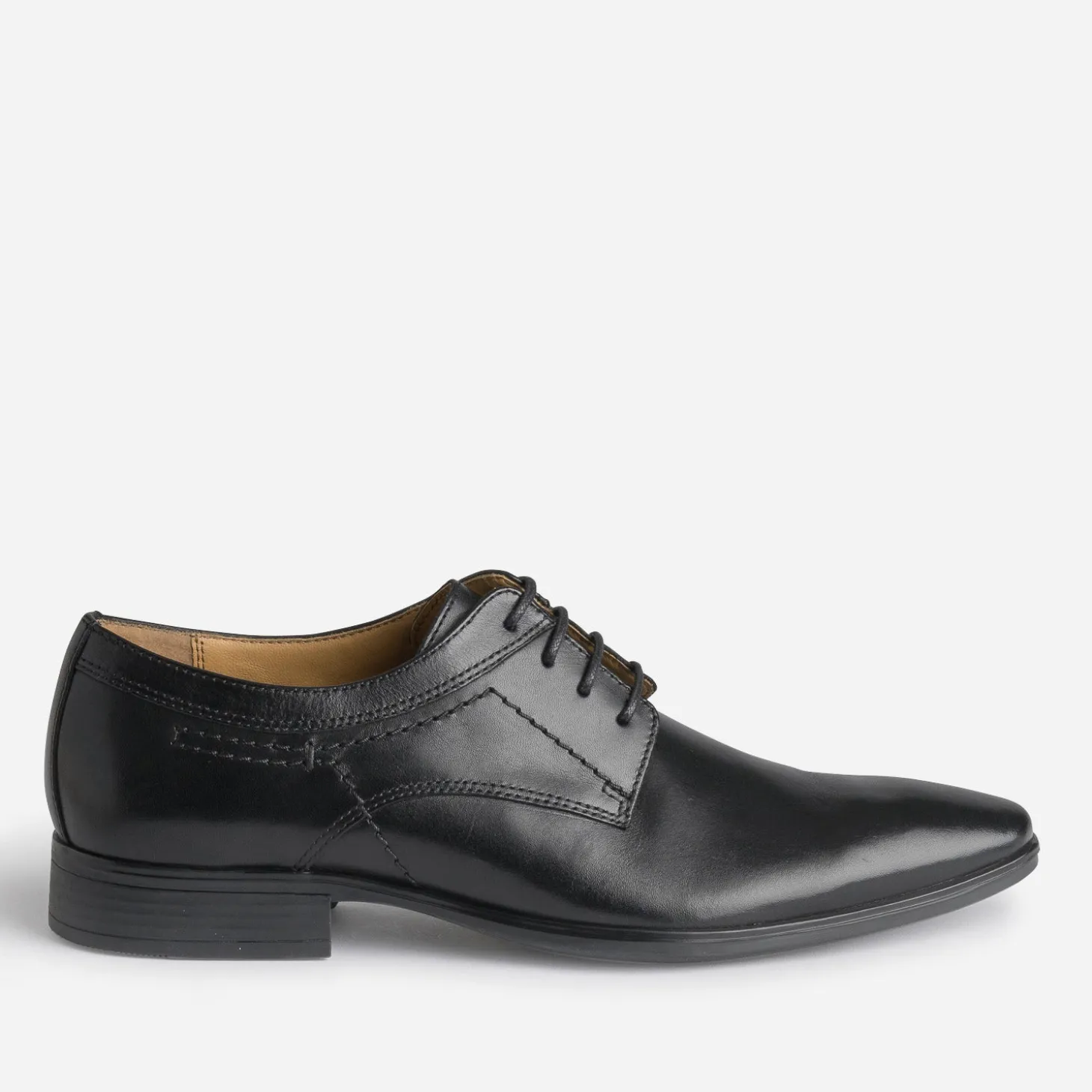 Derby noir en cuir