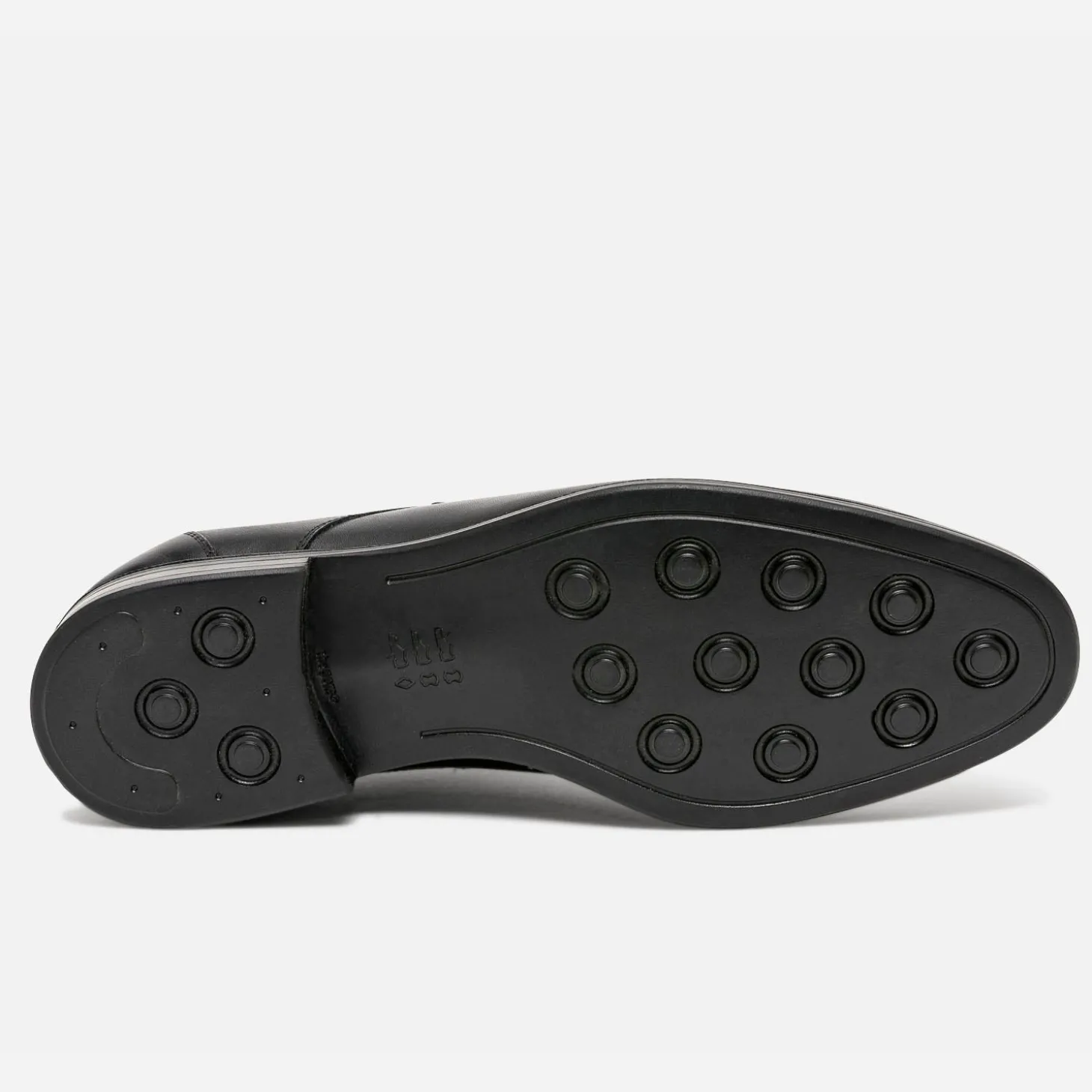 Derby noir en cuir éco-conçu