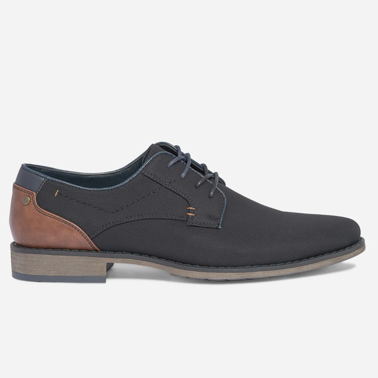 Derby noir en textile