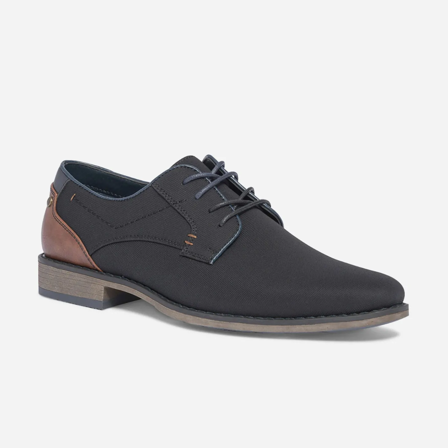 Derby noir en textile