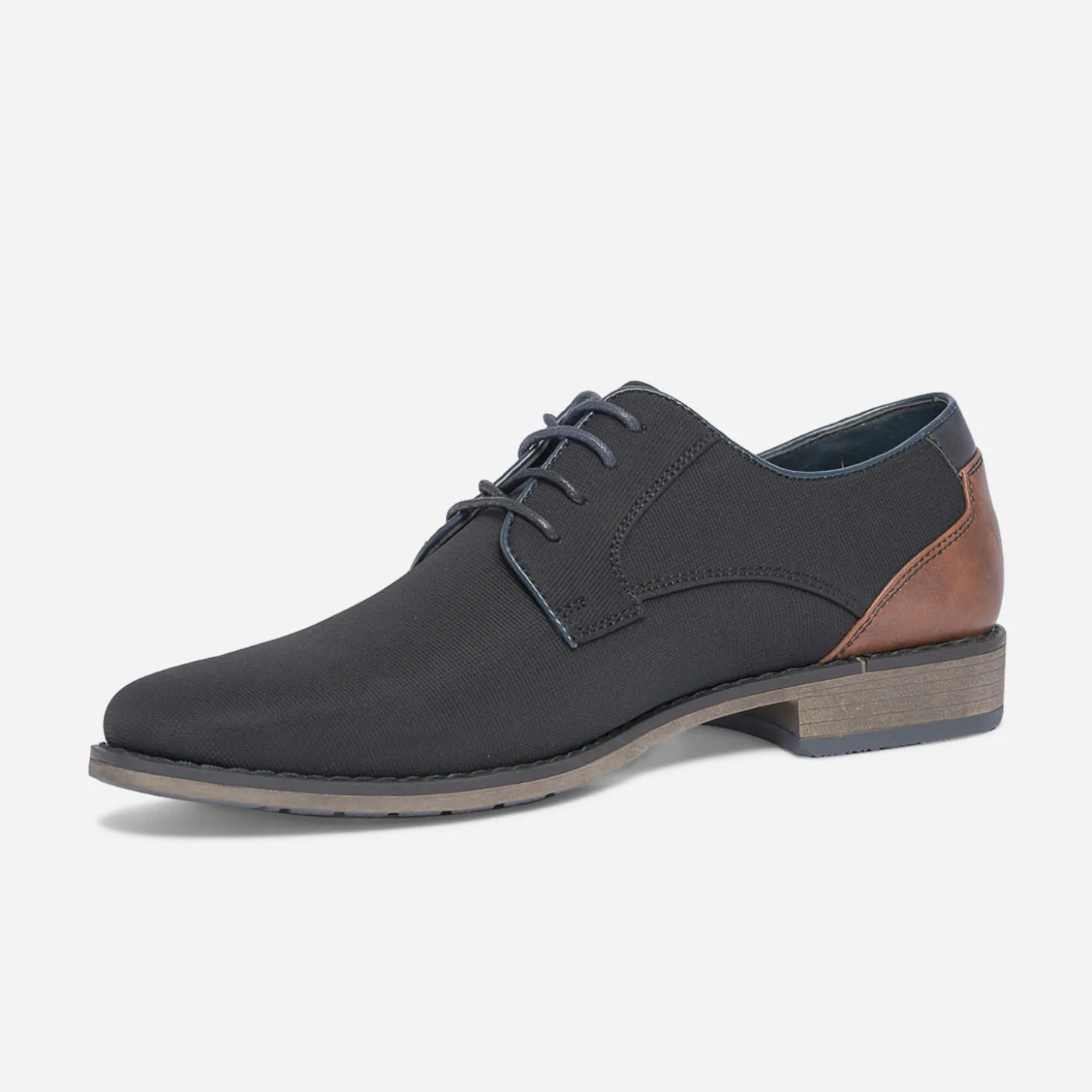 Derby noir en textile