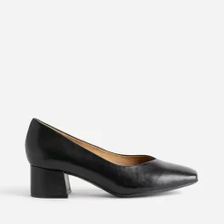 Escarpin CAPRICE noir en cuir à talon