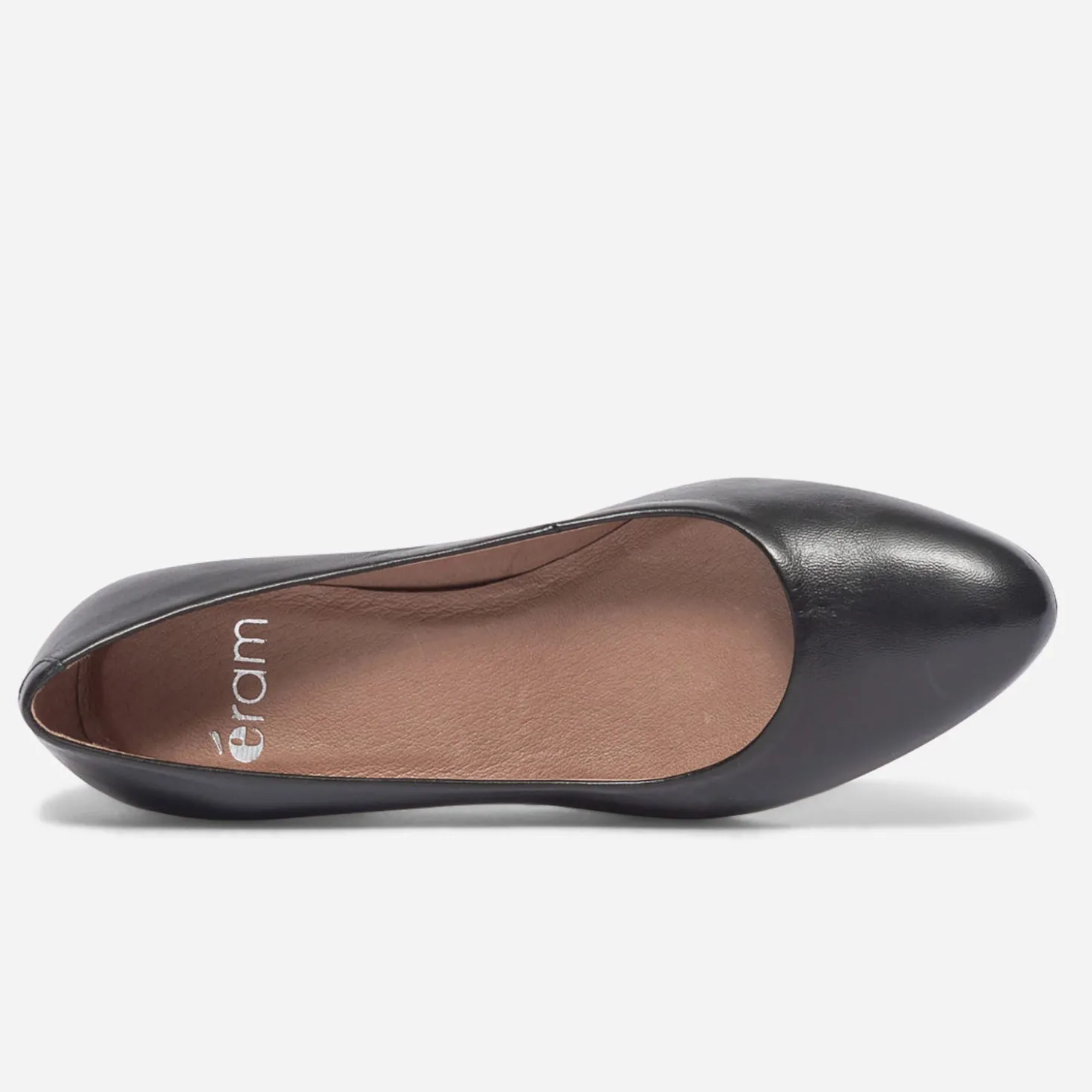Escarpin éco-conçu noir en cuir