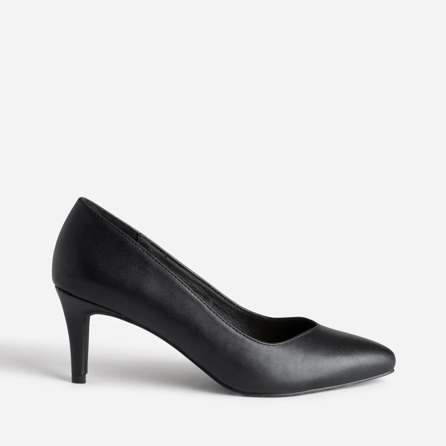 Escarpin noir à bout pointu