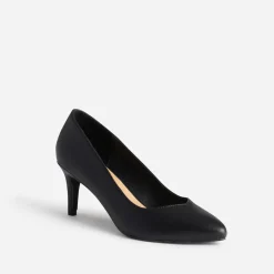 Escarpin noir à bout pointu