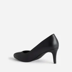 Escarpin noir à bout pointu