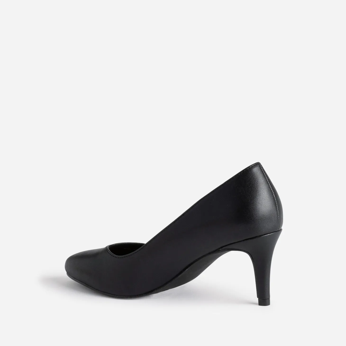 Escarpin noir à bout pointu