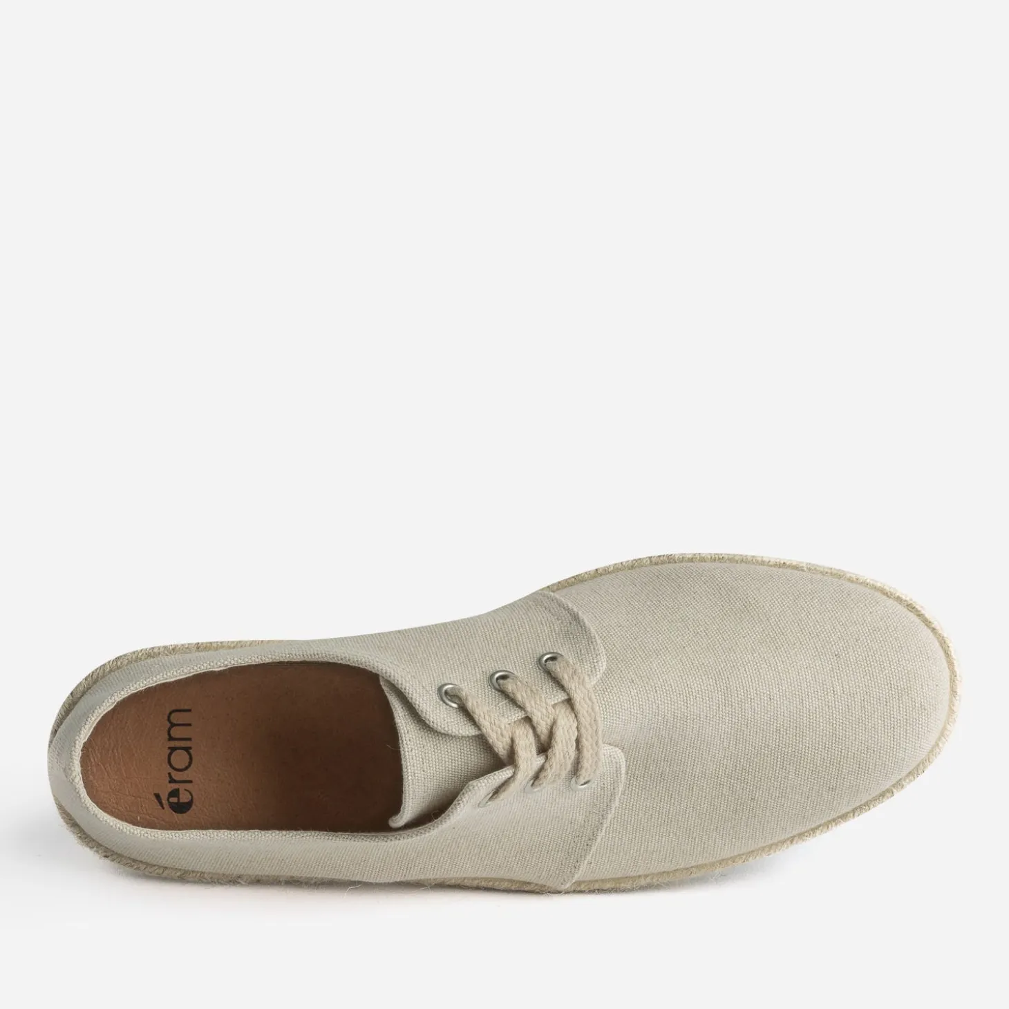 Espadrille beige en toile éco-conçu