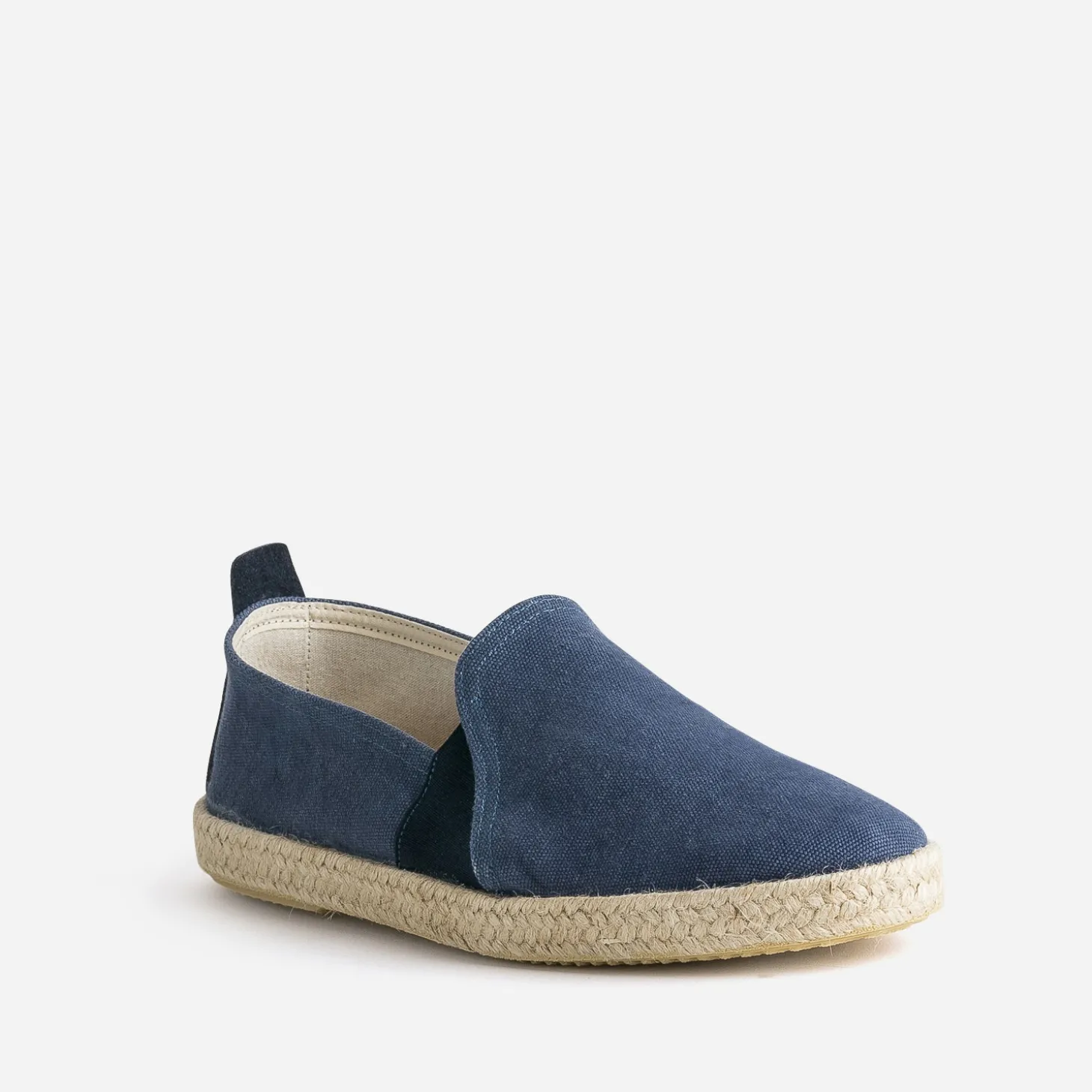 Espadrille bleu marine toile éco-conçue