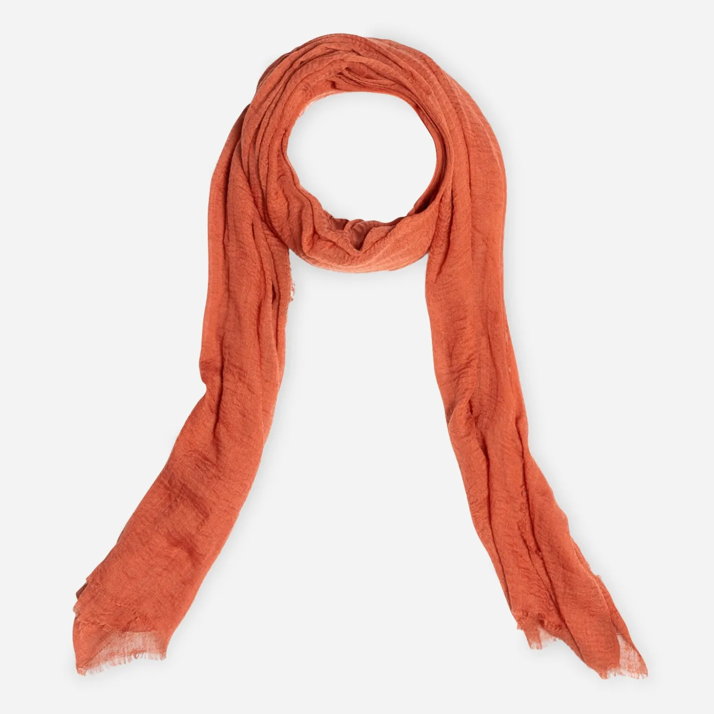Foulard rouge brique