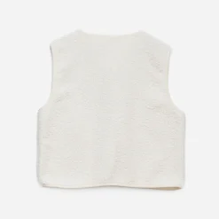 Gilet TEXTO écru sans manches