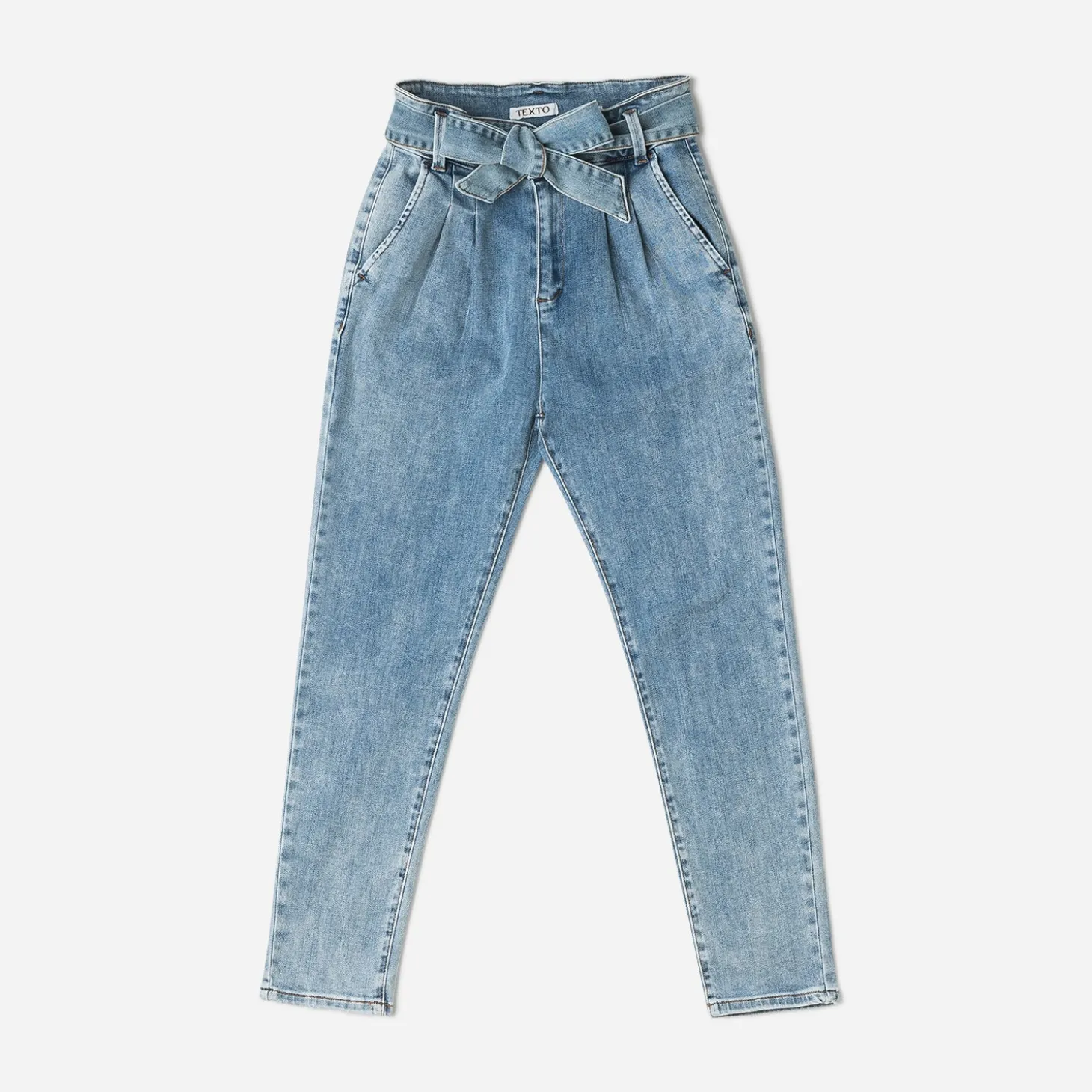 Jean slouchy TEXTO bleu délavé