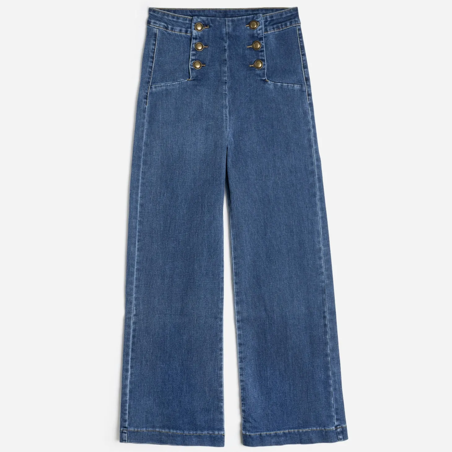 Jean TEXTO bleu denim à pont