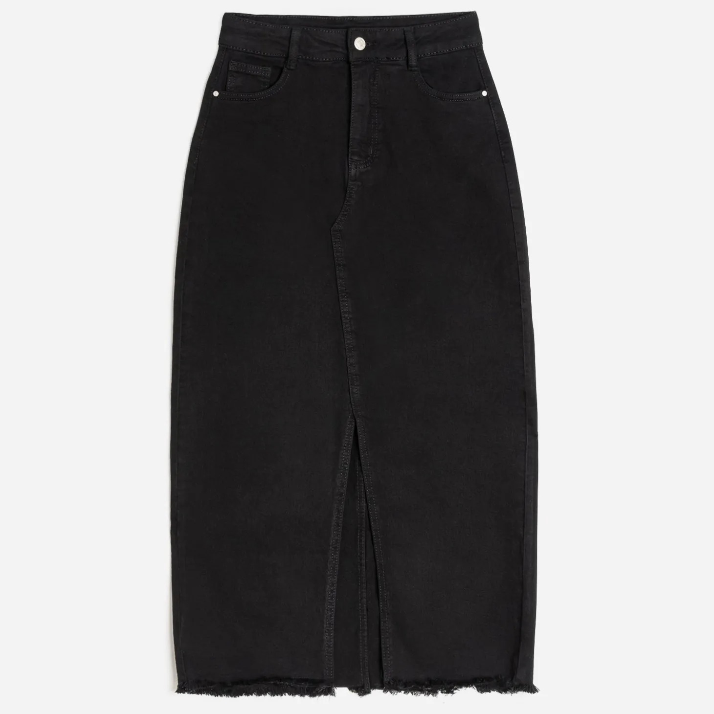 Jupe longue TEXTO en jean noir