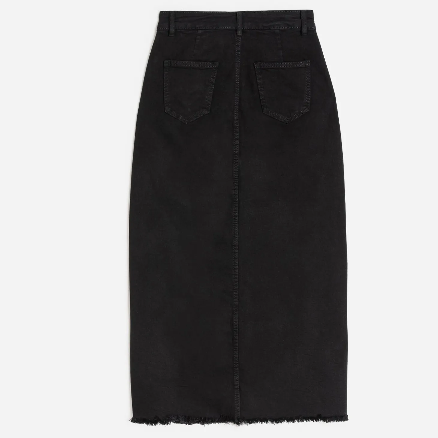 Jupe longue TEXTO en jean noir