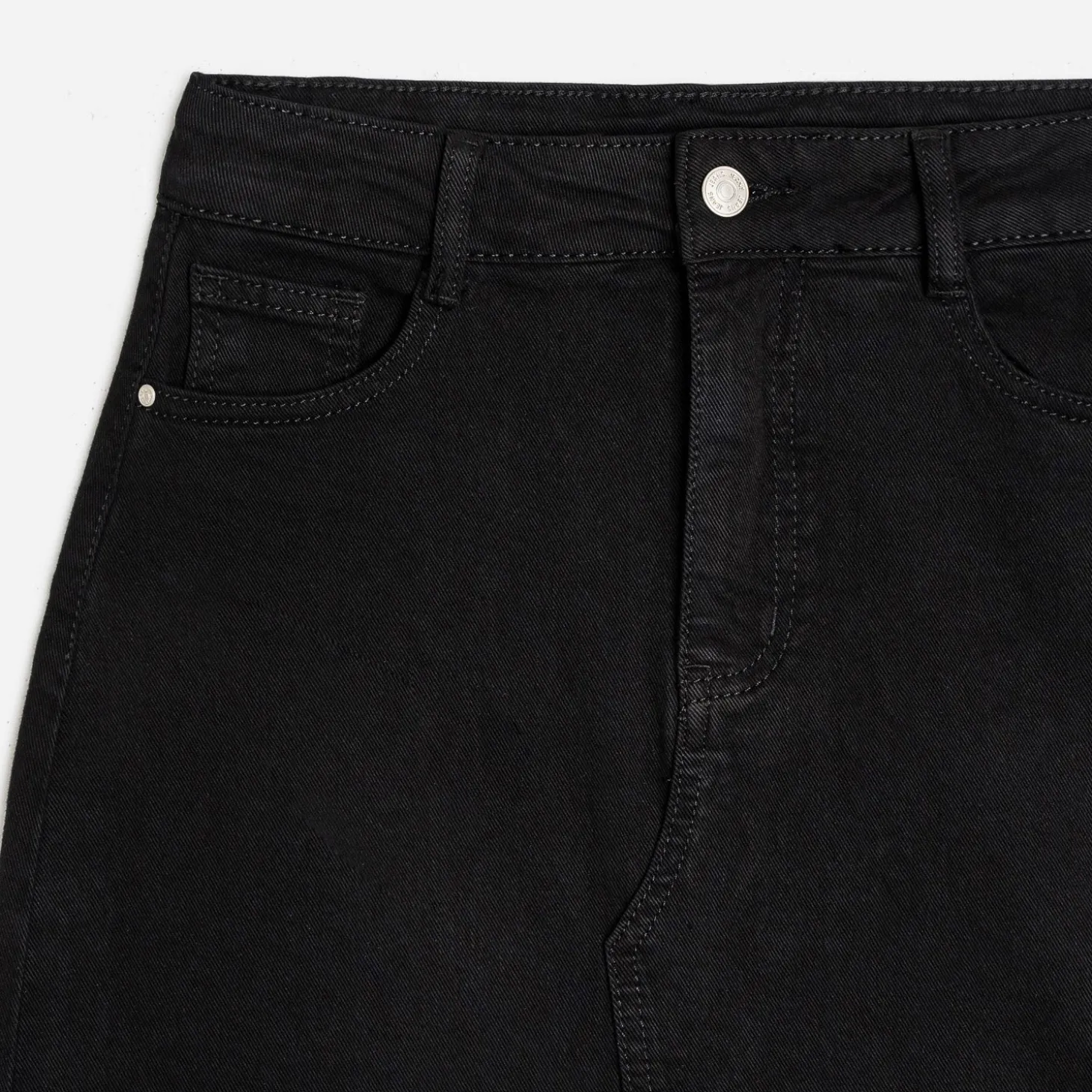 Jupe longue TEXTO en jean noir