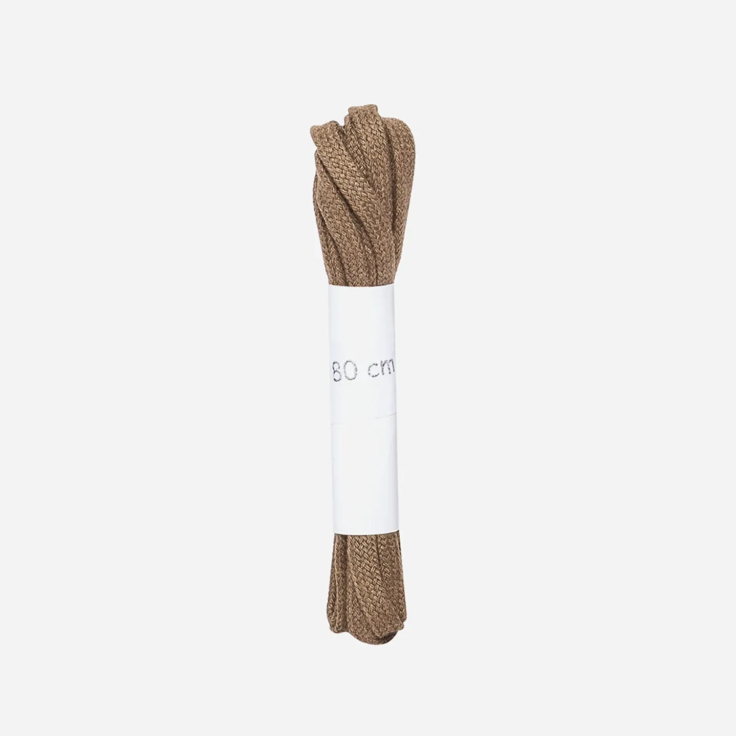 Lacets plats marrons