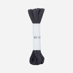 Lacets plats noirs 80 cm