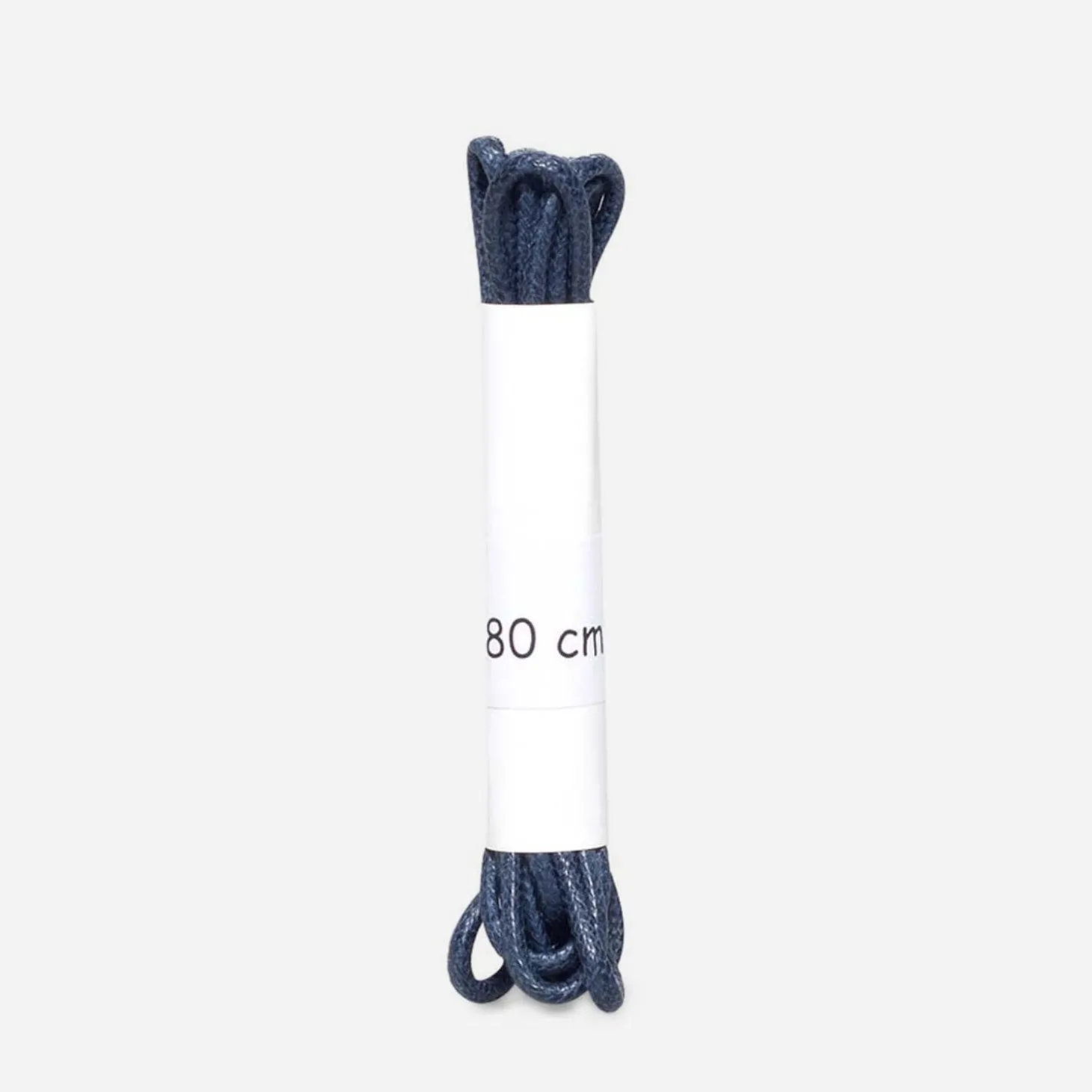 Lacets ronds 80cm bleu marine