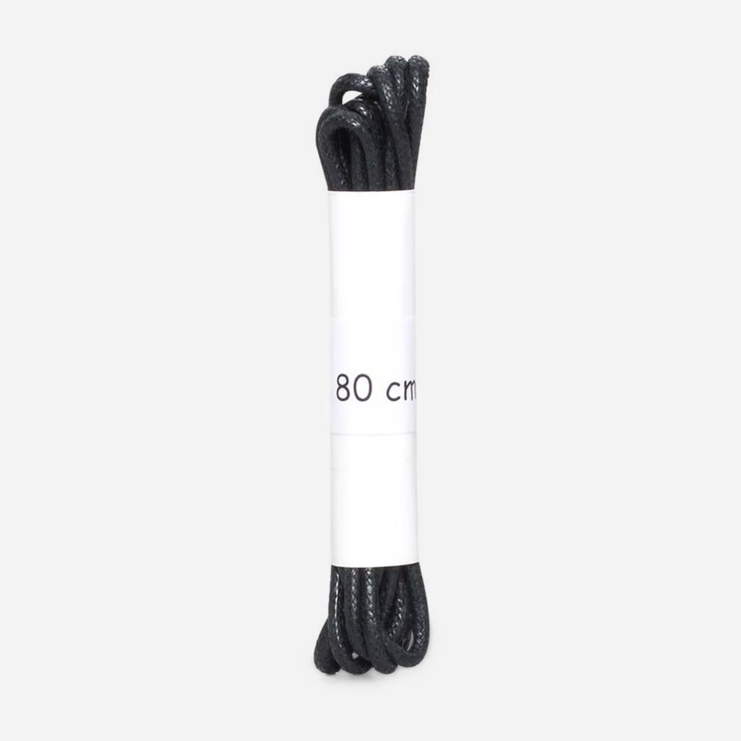 Lacets ronds 80cm noirs