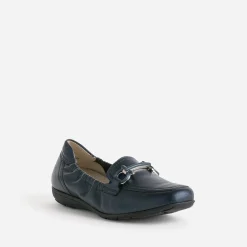 Mocassin CAPRICE bleu marine cuir nacré