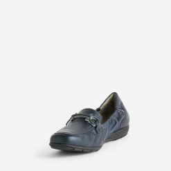 Mocassin CAPRICE bleu marine cuir nacré