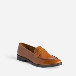 Mocassin ERAM FLEX camel en cuir