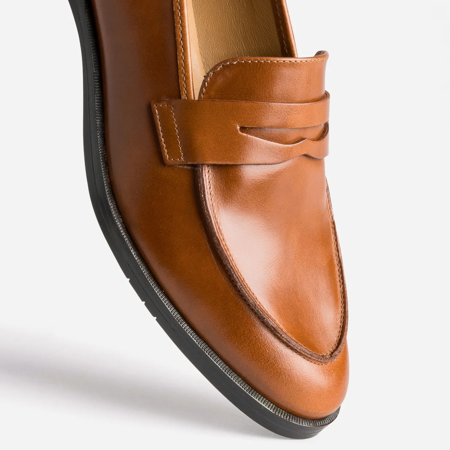 Mocassin ERAM FLEX camel en cuir