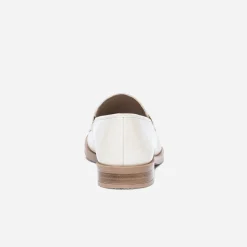Mocassin ERAM FLEX écru cuir verni
