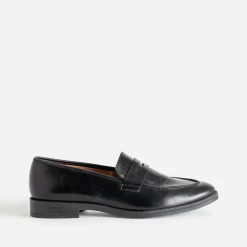 Mocassin ERAM FLEX noir en cuir