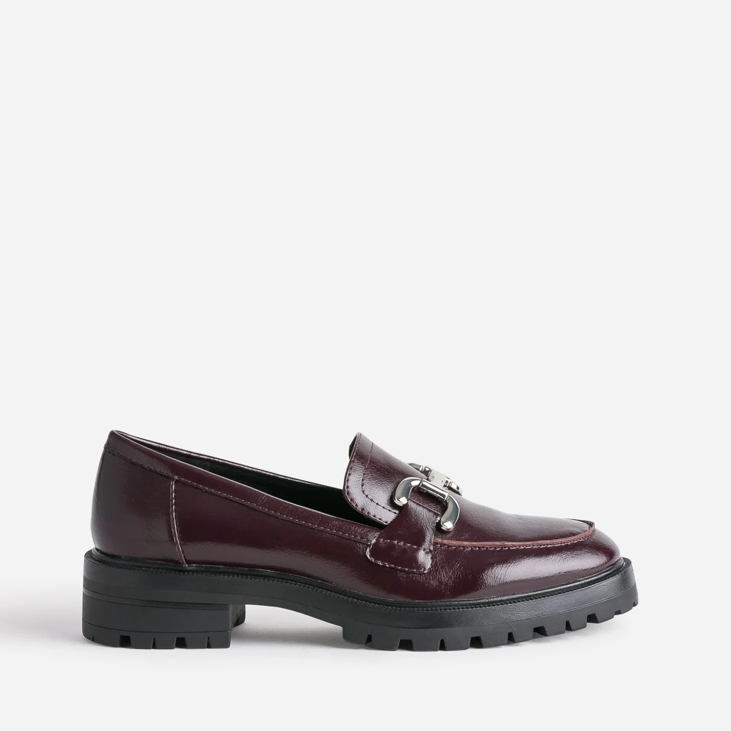 Mocassin TEXTO bordeaux à maxi mors